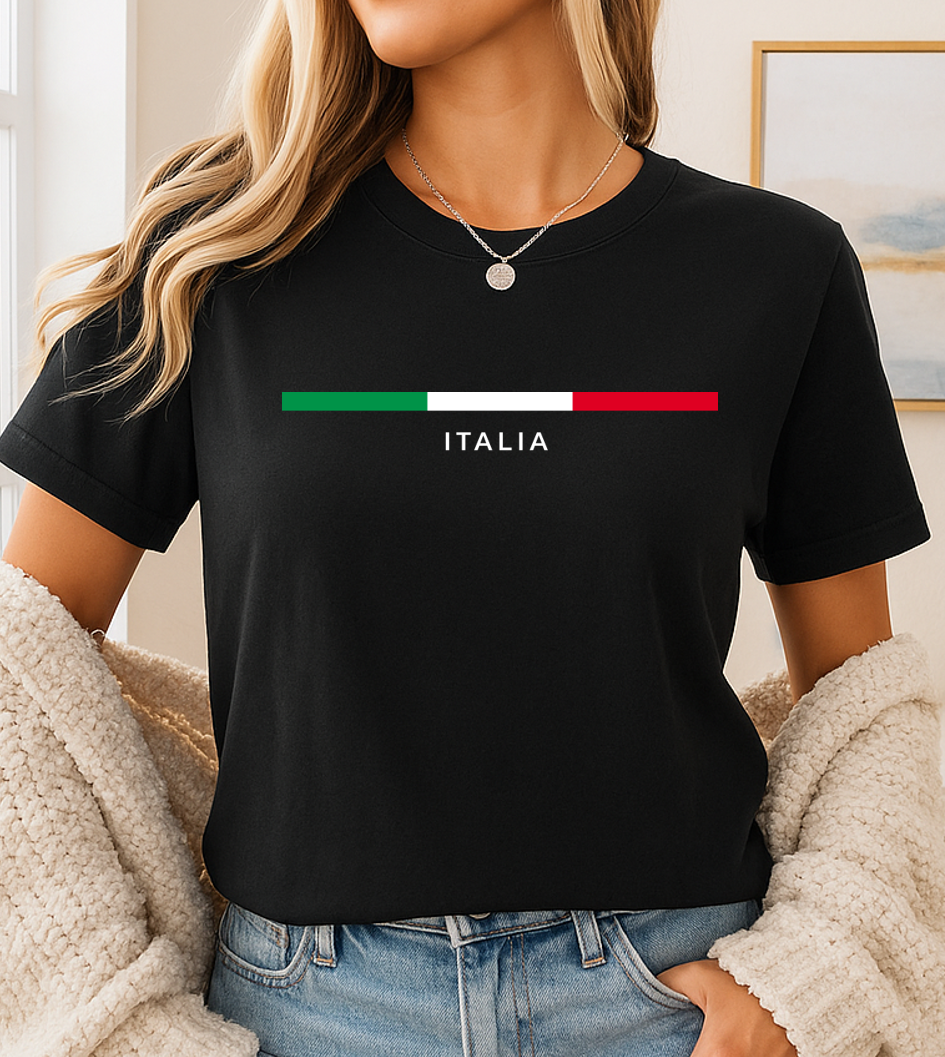 Italia Stripe Flag t-shirt