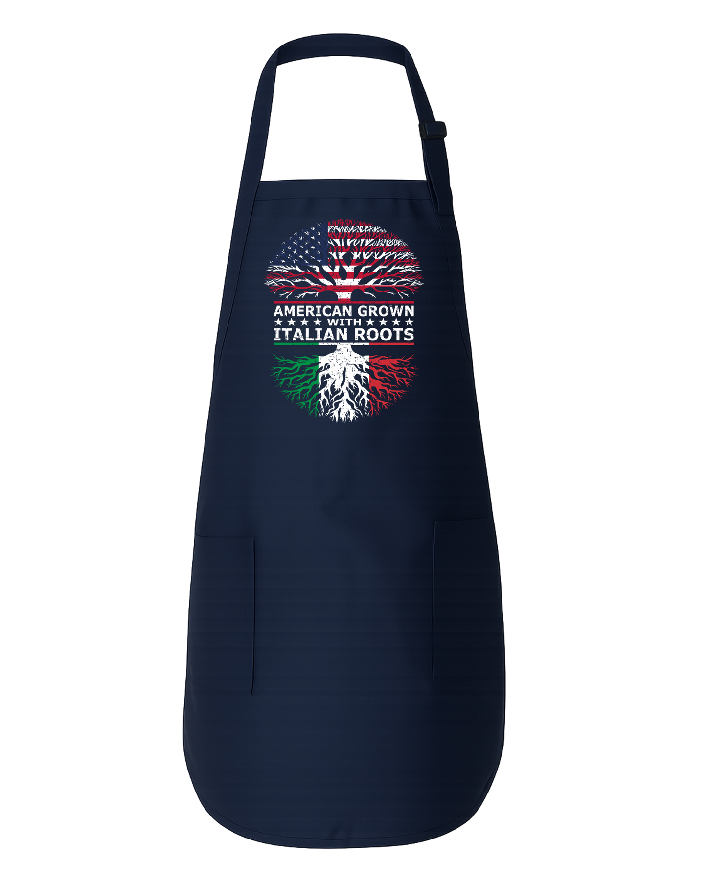 American Grown with Italian Roots Apron