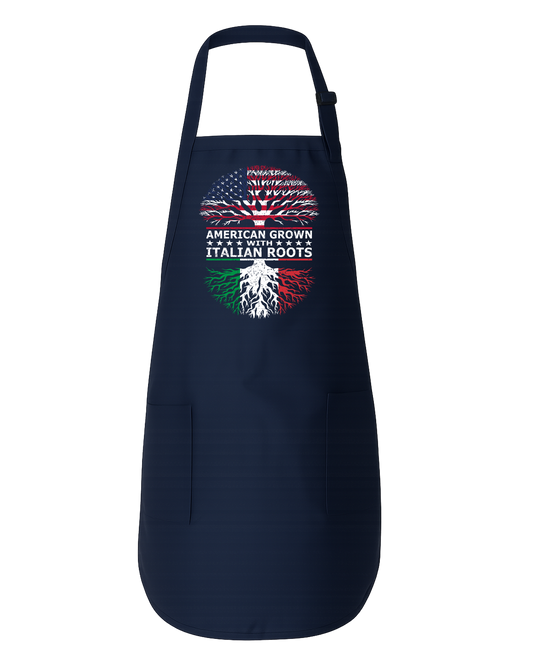 American Grown with Italian Roots Apron