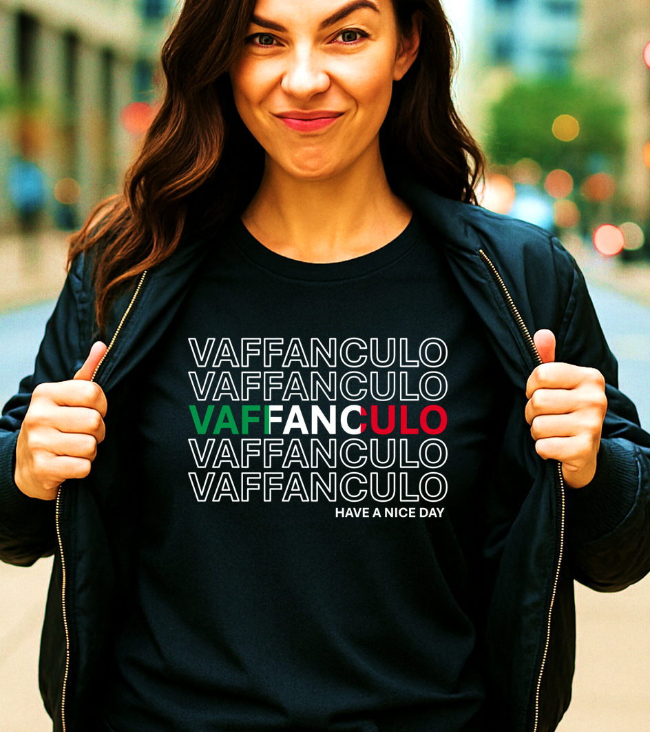VAFFANCULO Stacked T-shirt