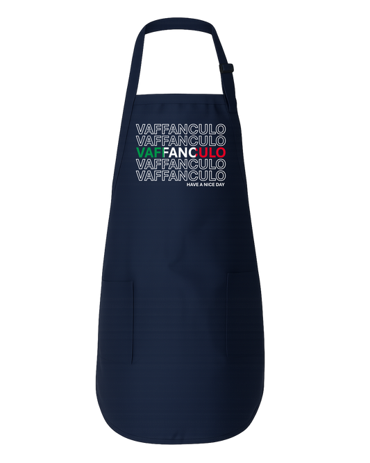 Vaffanculo Stacked Text Apron