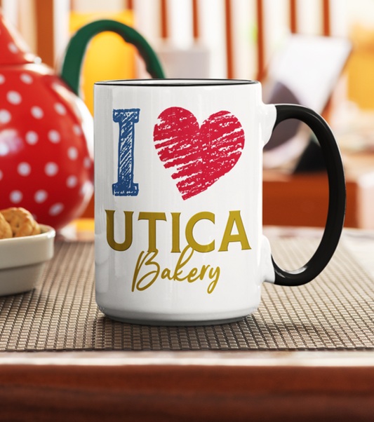 I Heart Utica Bakery Coffee Mug