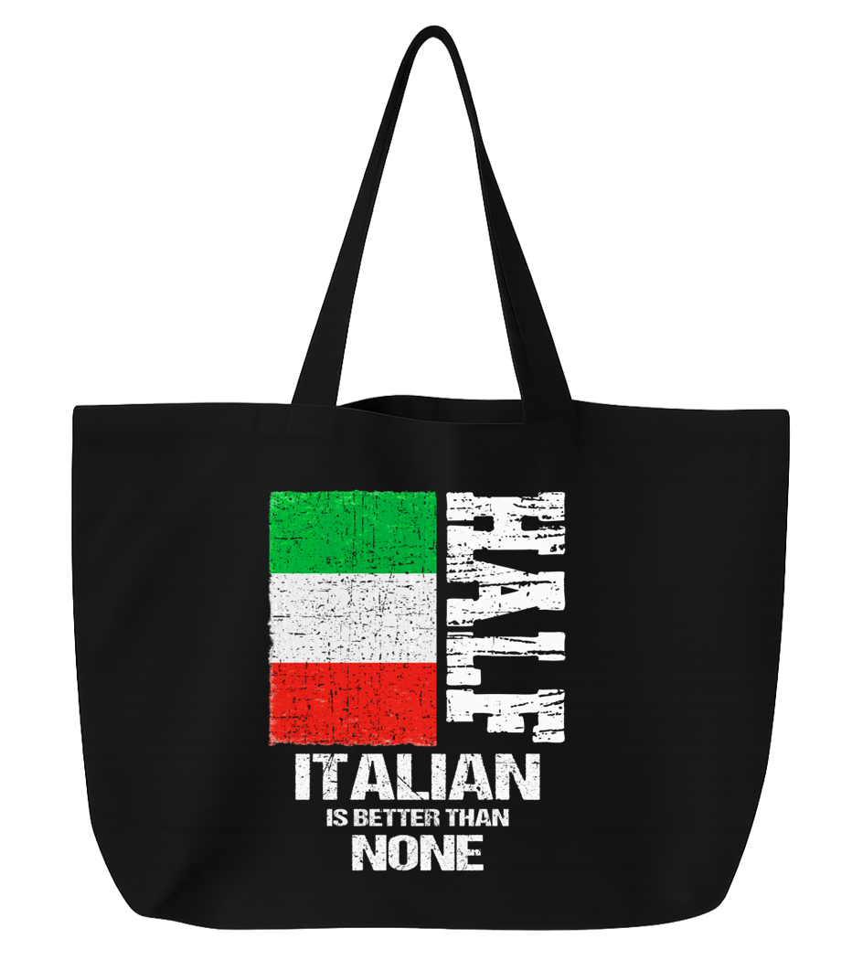 Half Italian Jumbo Tote