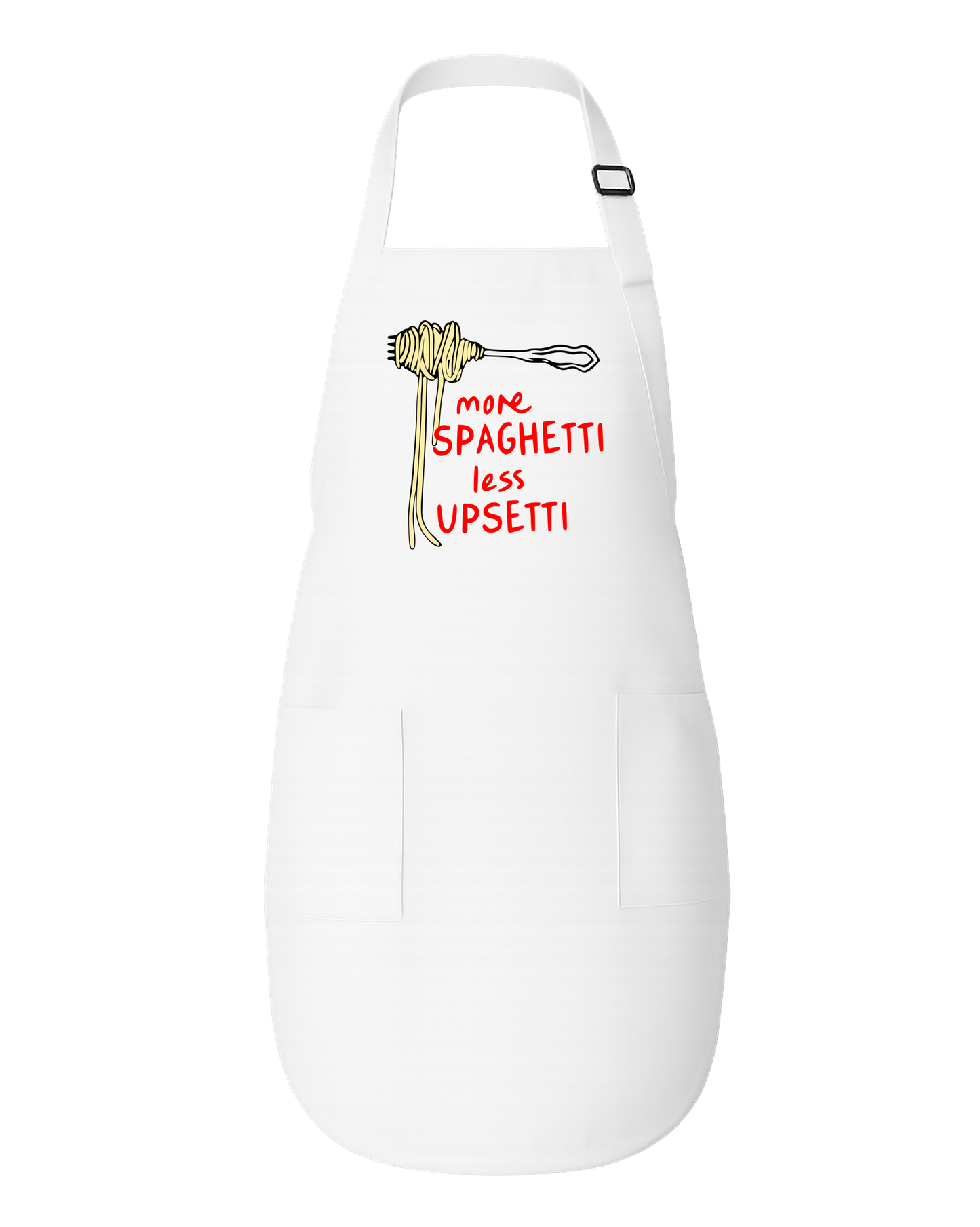 More Spaghetti Less Upsetti Apron