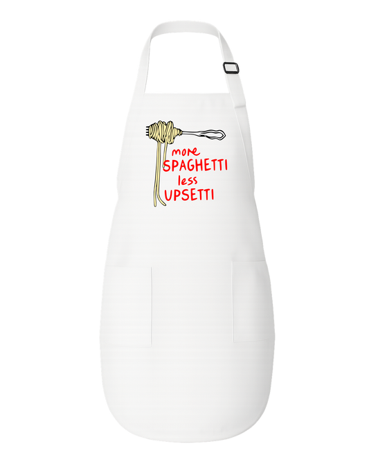 More Spaghetti Less Upsetti Apron