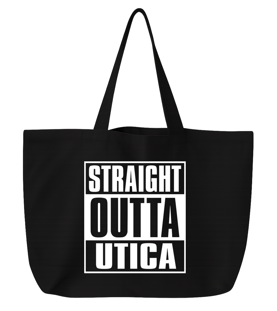 Straight Outta Utica Jumbo Tote