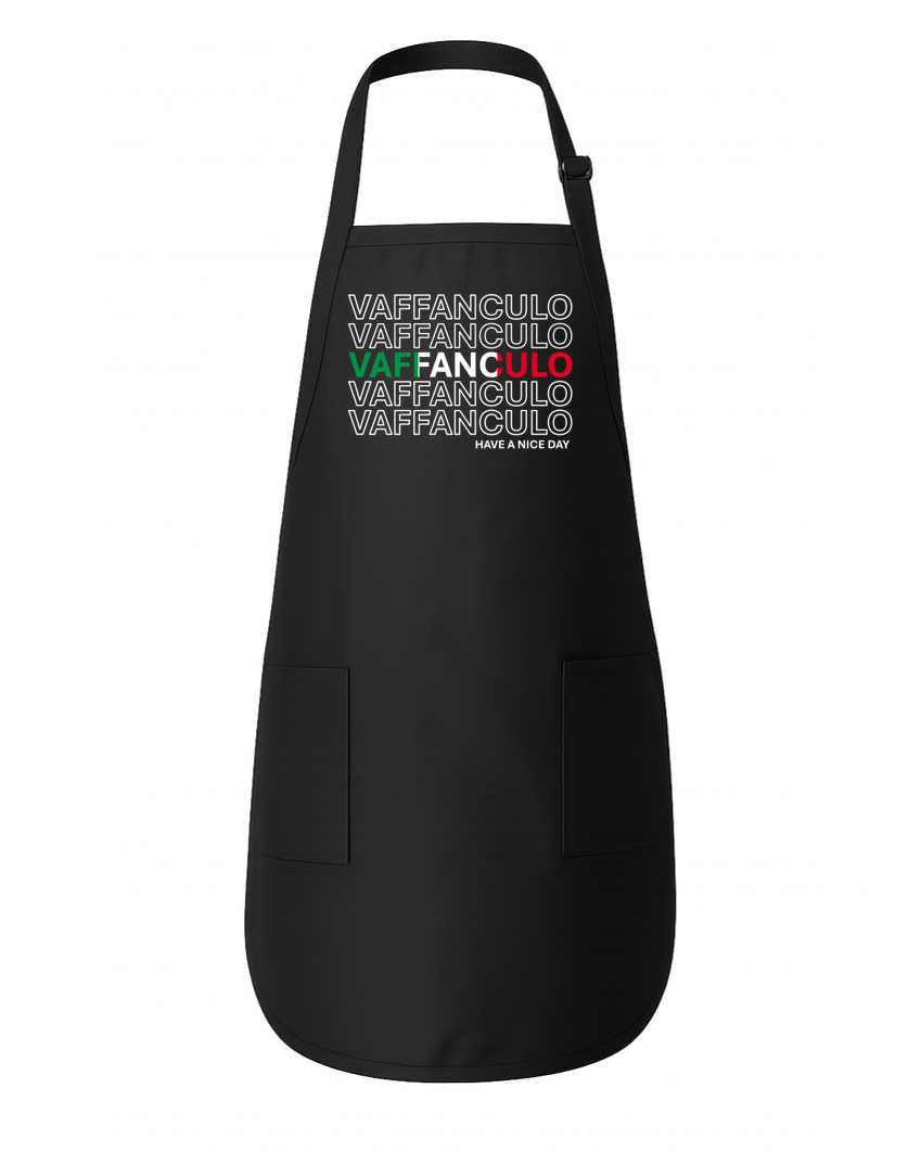 Vaffanculo Stacked Text Apron