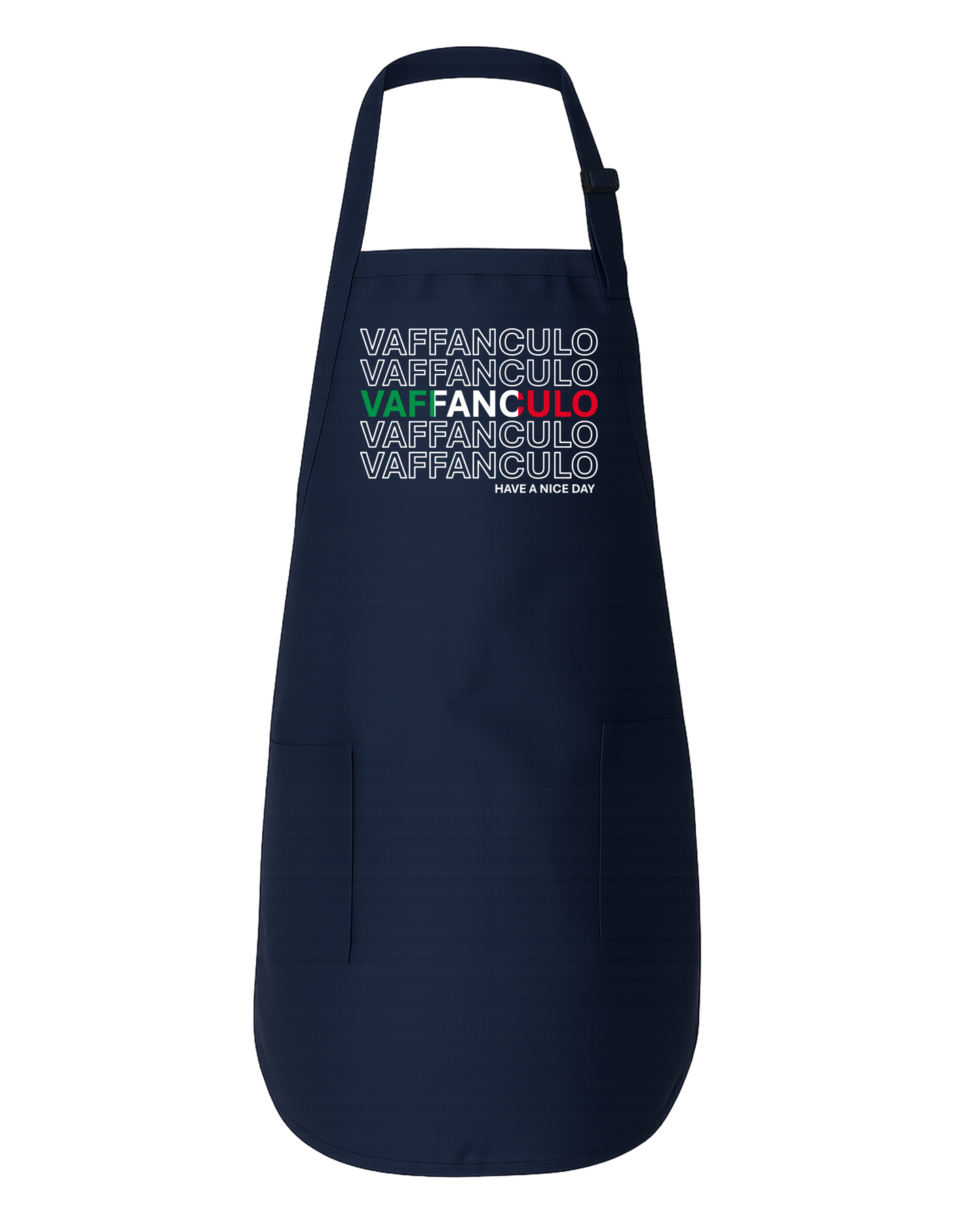 Vaffanculo Stacked Text Apron